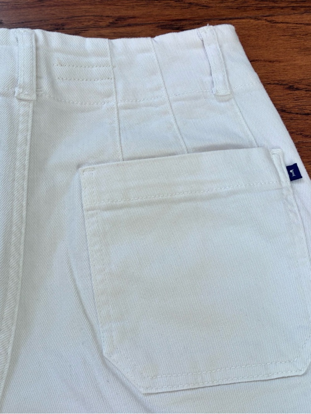 Pilcro The Skipper White Wide-Leg Cropped Jeans by Anthropologie | 27 - Picture 6 of 12